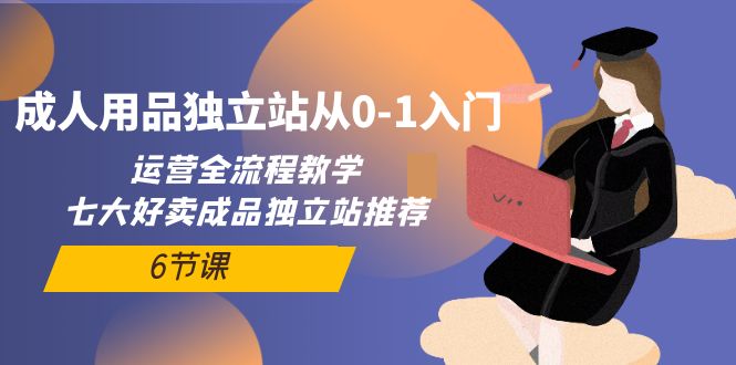 成人用品独立网站从0-1入门：运营全流程教学，七大好卖成品独立站推荐-6节课-赚米吧