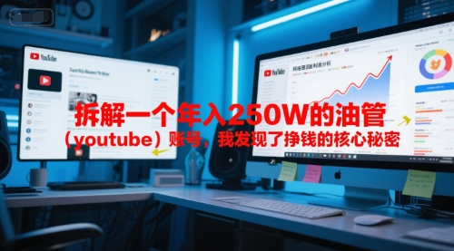 付费文章：拆解一个年入250W的油管（youtube）账号，我发现了挣钱的核心秘密-赚米吧