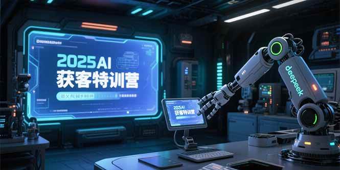 2025AI获客特训营，AI图文视频全制作，deepseek工具实操教学-赚米吧